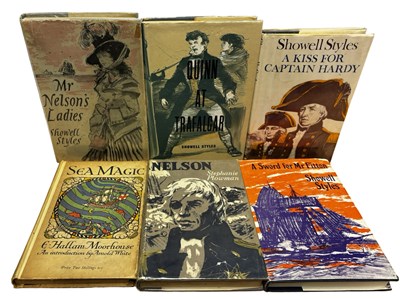 Lot 605 - NELSON AND NAVAL INTEREST: 6 Titles: E HALLAM...