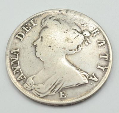 Lot 25 - Queen Anne (1702-14) 1708 Half Crown Dr. Bust...