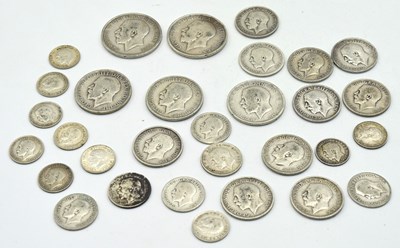 Lot 49 - Quantity of GRV silver coinage, to include:...