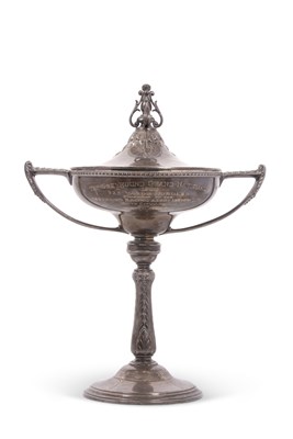 Lot 312 - White city Greyhound silver trophy, the...