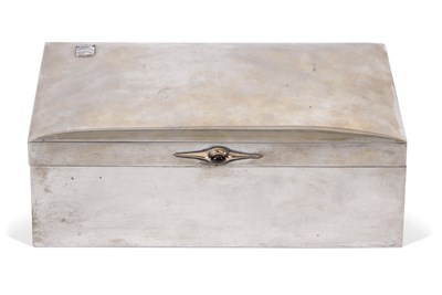 Lot 318 - A Scandinavian silver humidor circa 1915 of...