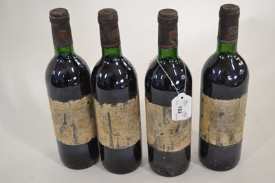 Lot 183 - 1985 Chateau Reysson, Medoc, 4 bottles