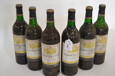 Lot 176 - 1970 Chateau Haut Tayac, Margaux, 6 bottles