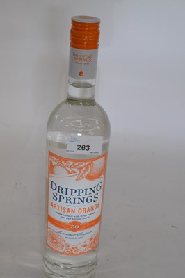 Lot 263 - Dripping Springs Artisan Orange Vodka - 35%, 1...