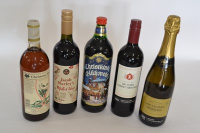 Lot 291 - Christmas Mead, Mulled Wine etc, 5 bottles