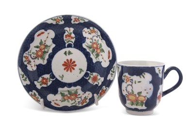 Lot 95 - An 18th Century Worcester porcelain cup and...