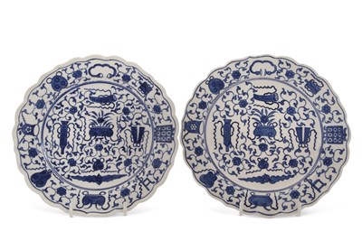 Lot 100 - A pair of 18th Century Worcester porcelain...