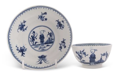 Lot 126 - A Worcester porcelain tea bowl and saucer...