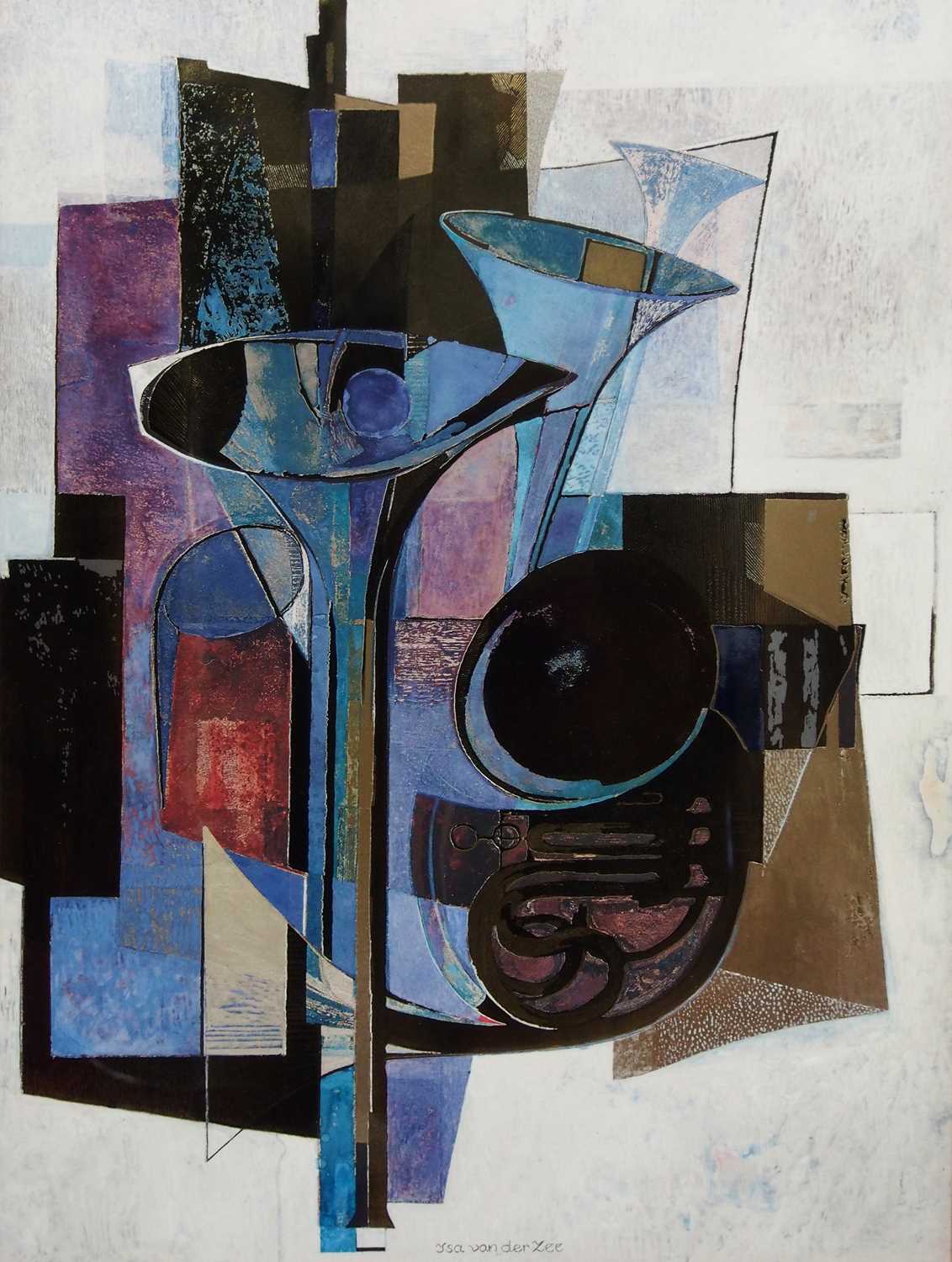 Lot 12 - Isa Van Der Zee (Dutch, b.1928), label on...