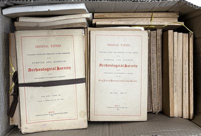 Lot 1011 - ONE BOX: ORIGINAL PAPERS PUBLISHED UNDER THE...