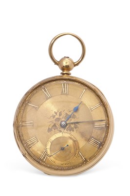 Lot 359 - An 18ct gold Ferguson Arbroath gents pocket...