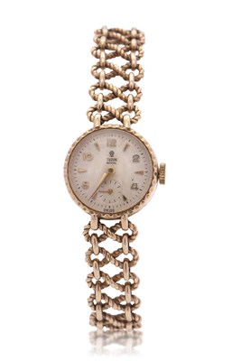 Lot 364 - A 9ct gold ladies Tudor Royal wristwatch,...