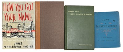 Lot 689 - ETYMOLOGY AND MISCELLANY: 4 Titles: JAMES...