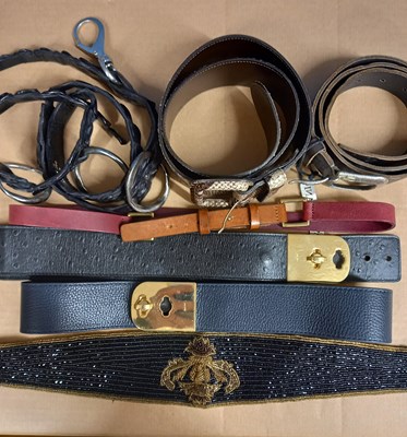 Lot 122 - A quantity of lady's belts to include three by...