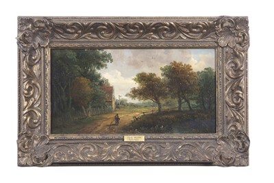 Lot 722 - John Moore (1820-1902), Royston Common, oil on...