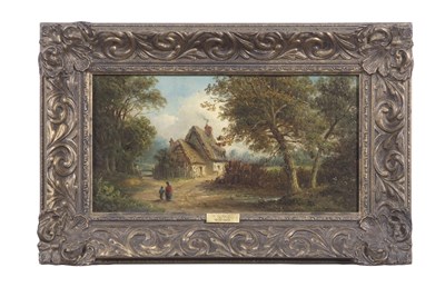 Lot 721 - John Moore (1820-1902), Rural landscape with...