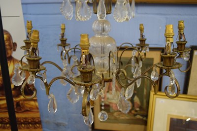 Lot 351 - Early 20th century metal framed eight-light...