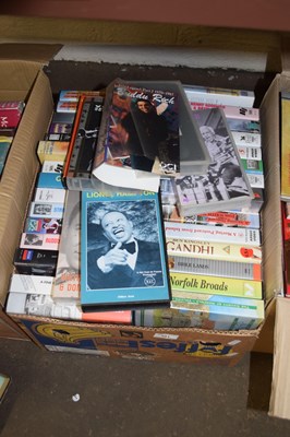 Lot 581 - ONE BOX OF VIDEOS