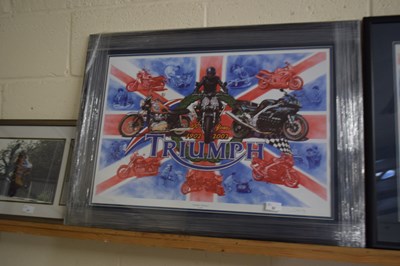 Lot 32 - A coloured TRIUMPH 100 YEARS limited edition...