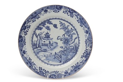 Lot 163 - An 18th Century Chinese porcelain charger...