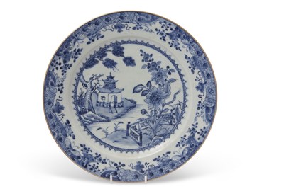 Lot 164 - An 18th Century Chinese porcelain charger...