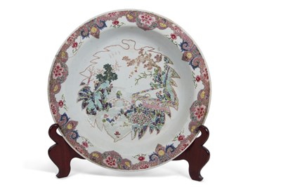 Lot 189 - An impressive Chinese porcelain large dish or...