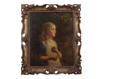 Lot 656 - Hugh Cameron R.S.A R.S.W (1835-1918) Oil on...