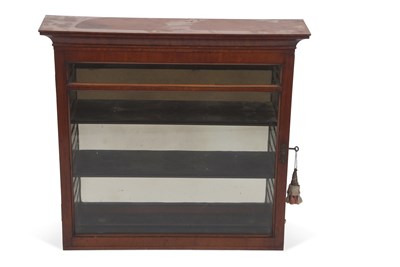 Lot 563 - A small Victorian wall mounted mahogany...