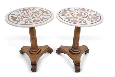 Lot 539 - A pair of good quality reproduction Peitra...