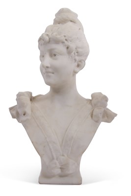 Lot 528 - Rafaello Battelli (Italian 1856-1928) marble...