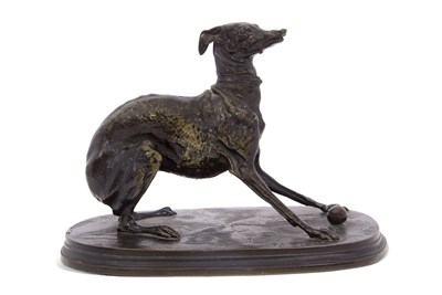 Lot 500 - After Pierre Jules Mene bronze study of a...