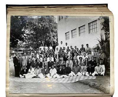 Lot 878 - An exquisite scrap album, titled 'VISIT OF MY...
