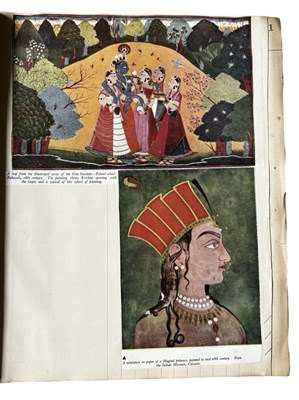 Lot 878 - An exquisite scrap album, titled 'VISIT OF MY...