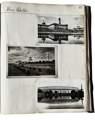 Lot 878 - An exquisite scrap album, titled 'VISIT OF MY...