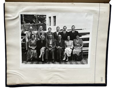 Lot 878 - An exquisite scrap album, titled 'VISIT OF MY...