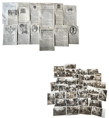 Lot 1135 - A collection of reproduction ephemera for...