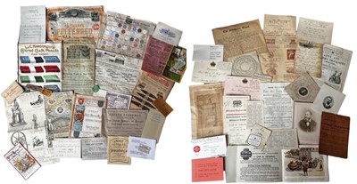 Lot 1297 - ONE PACKET: Various vintage ephemera,...