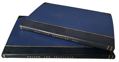 Lot 569 - NELSON AND TRAFALGAR: 2 Titles uniformly bound...