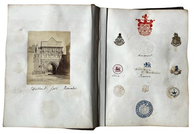 Lot 1285 - A small scrapbook of Norfolk interest,...