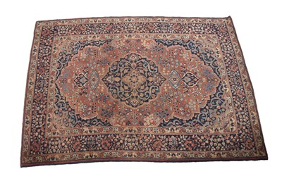 Lot 582 - A 20th Century Middle Eastern Kashan wool...