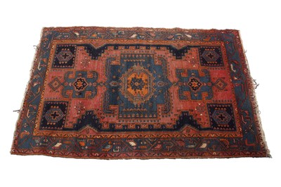 Lot 584 - Early 20th Century Persian wool rug decorated...