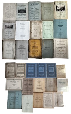 Lot 1237 - A collection of sales catalogues for contents...