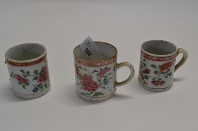 Lot 364 - A group of three 18th Century Chinese...