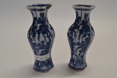 Lot 367A - A small pair of 18th Century Chinese porcelain...