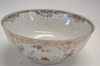 Lot 385A - An 18th Century Chinese porcelain punch bowl...