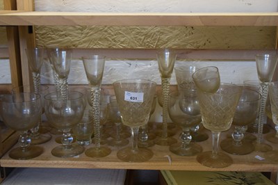 Lot 631 - QUANTITY OF VARIOUS DRINKING GLASSES