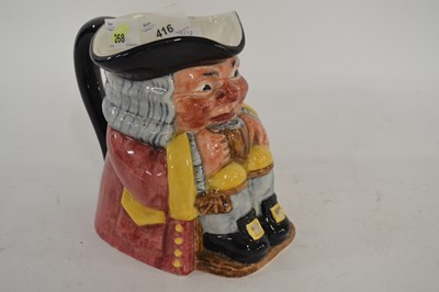 Lot 416 - A toby jug by Clarice Cliff, 16cm high