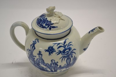 Lot 481 - A Worcester porcelain teapot and cover with...