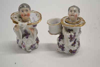 Lot 493 - A pair of late 19th Century nodding figures...