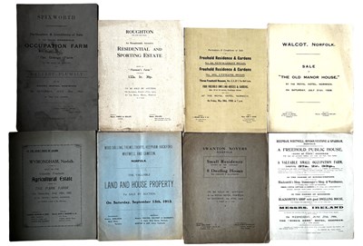 Lot 1251 - ONE PACKET: Sales particulars for various...